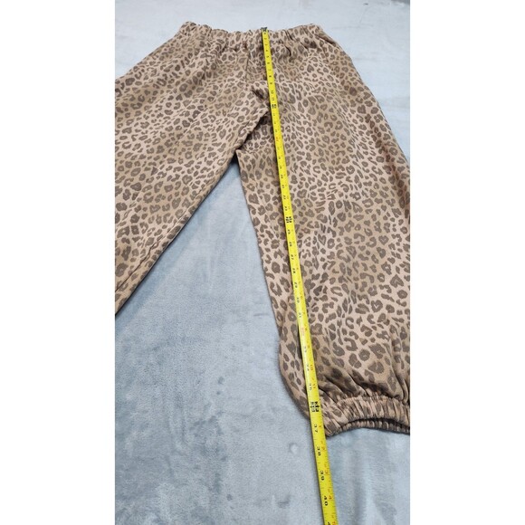 Victoria's Secret Women's Size L Leopard Ivy Fleece Oversized Sweatpants NWT - Picture 6 of 7